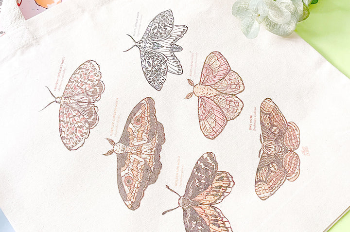 An Eclipse of Moths Tote Bag