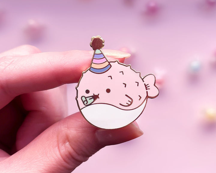 Party Puffer Enamel Pin