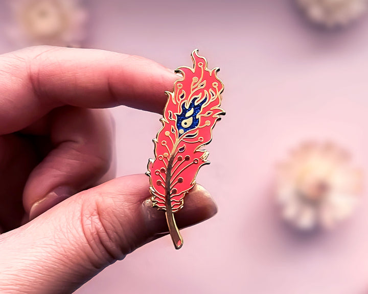 Phoenix Feather Pin