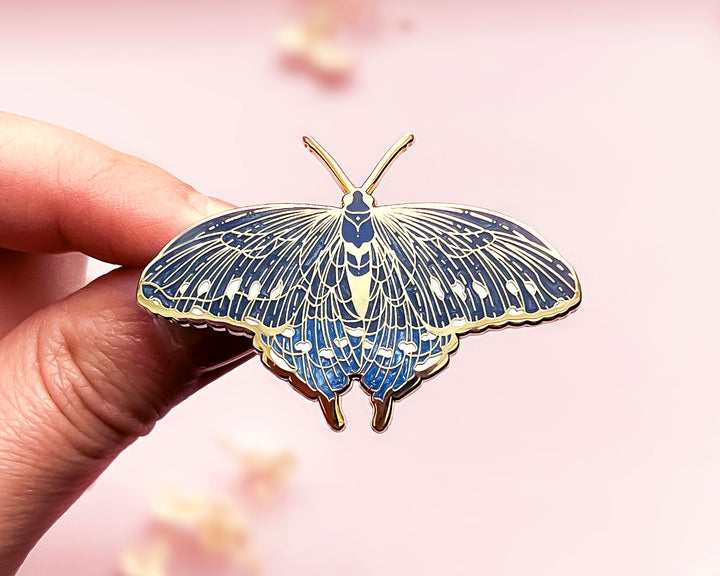 Pipevine Swallowtail Butterfly (Battus philenor) Enamel Pin