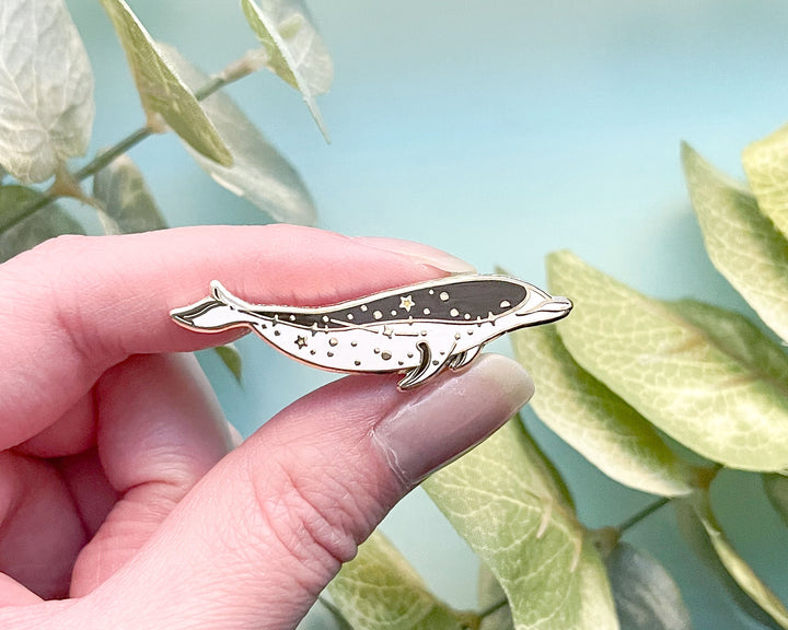 Carina Northern and Pyxis Southern Right Whale Dolphin Enamel Pin Set