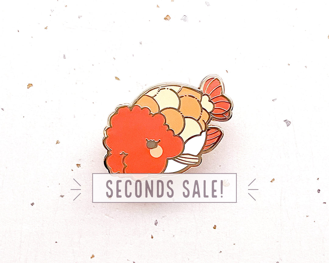 Ranchu Goldfish Enamel Pin (Seconds)