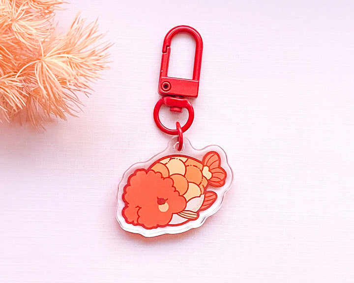 Ranchu Goldfish Acrylic Charm