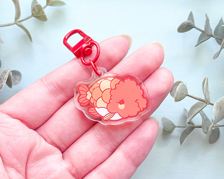 Ranchu Goldfish Acrylic Charm