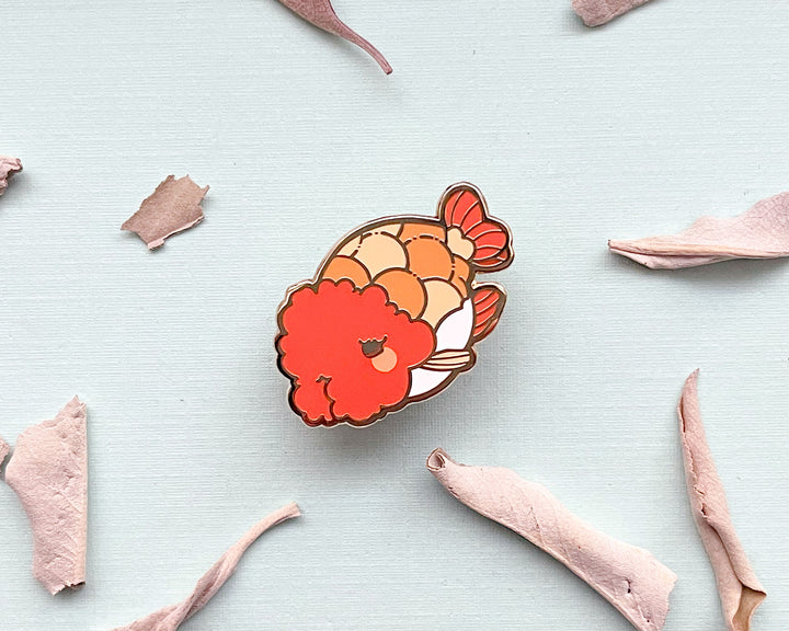 Ranchu Goldfish Enamel Pin