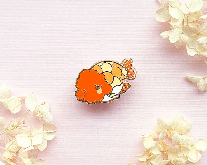 Ranchu Goldfish Enamel Pin