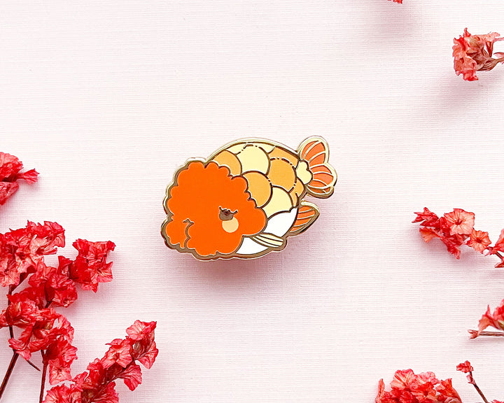 Ranchu Goldfish Enamel Pin