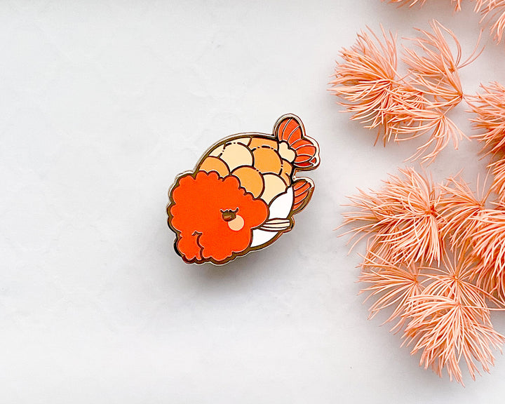 Ranchu Goldfish Enamel Pin