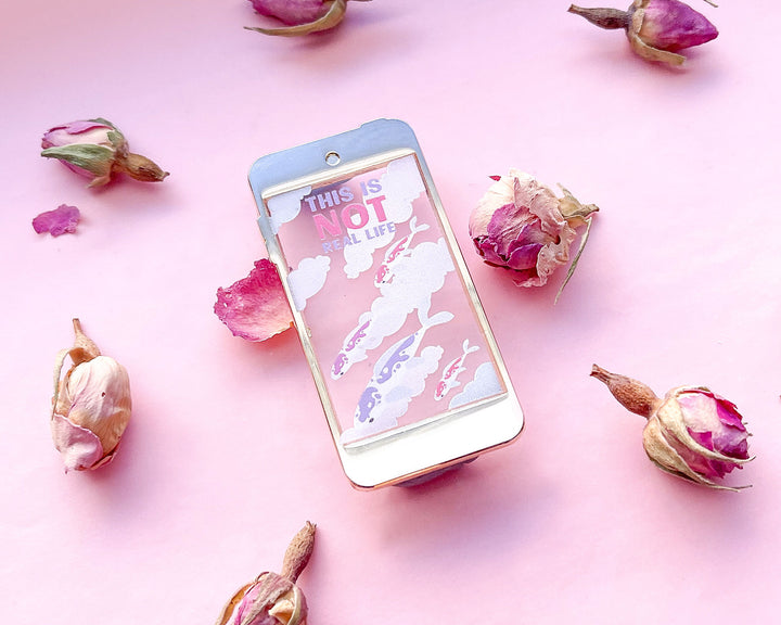 This is Not Real Life Transparent Enamel Pin