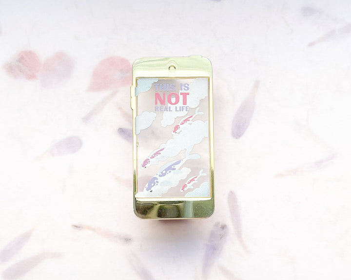 This is Not Real Life Transparent Enamel Pin
