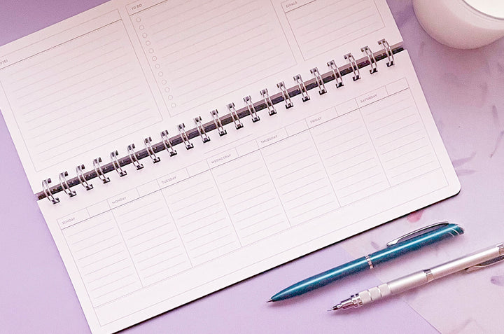 Ripples Pattern Weekly Planner