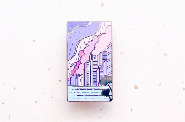 Sea to Sky City Pop Enamel Pin