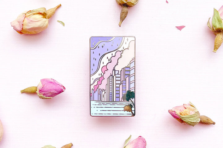 Sea to Sky City Pop Enamel Pin