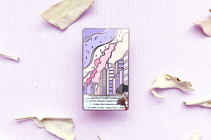 Sea to Sky City Pop Enamel Pin