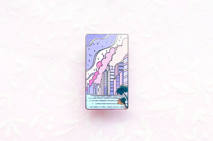 Sea to Sky City Pop Enamel Pin