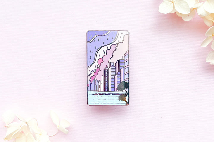 Sea to Sky City Pop Enamel Pin