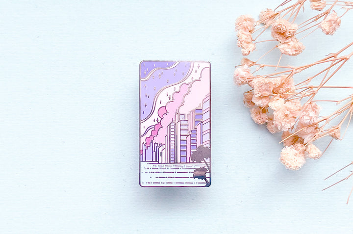 Sea to Sky City Pop Enamel Pin