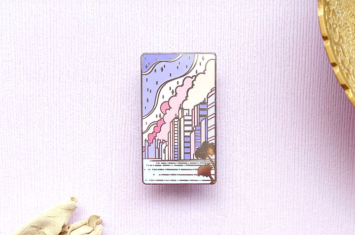 Sea to Sky City Pop Enamel Pin