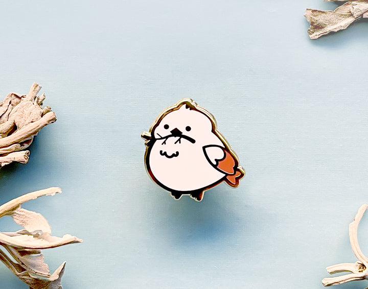 Berry the Branch Shima Enaga Enamel Pin