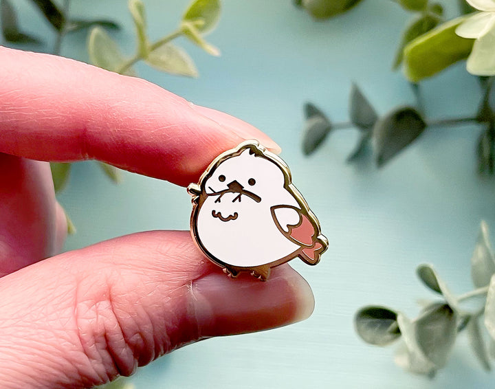 Berry the Branch Shima Enaga Enamel Pin