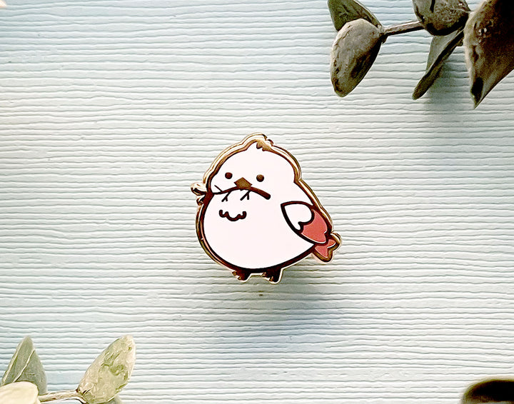 Berry the Branch Shima Enaga Enamel Pin