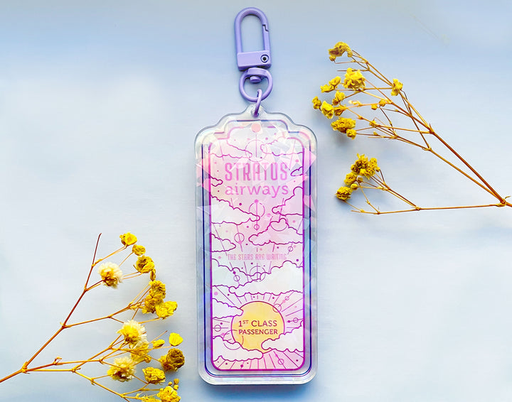 Stratos Airways Acrylic Keychain Charm