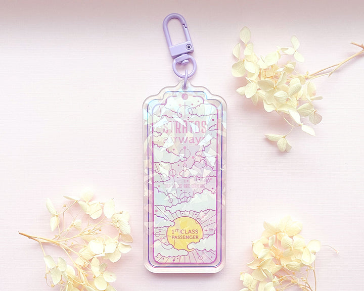 Stratos Airways Acrylic Keychain Charm