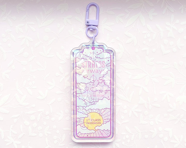 Stratos Airways Acrylic Keychain Charm