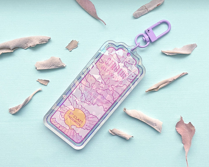 Stratos Airways Acrylic Keychain Charm