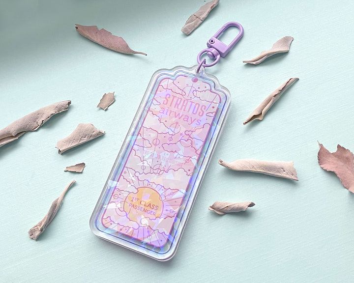 Stratos Airways Acrylic Keychain Charm