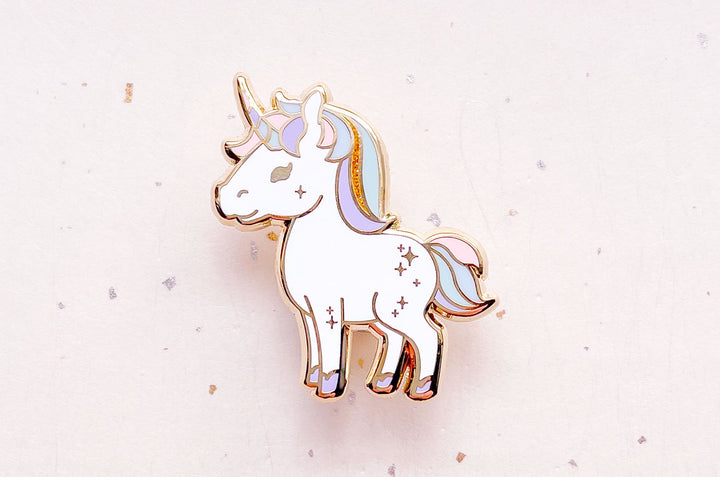 Starry Unicorn Enamel Pin