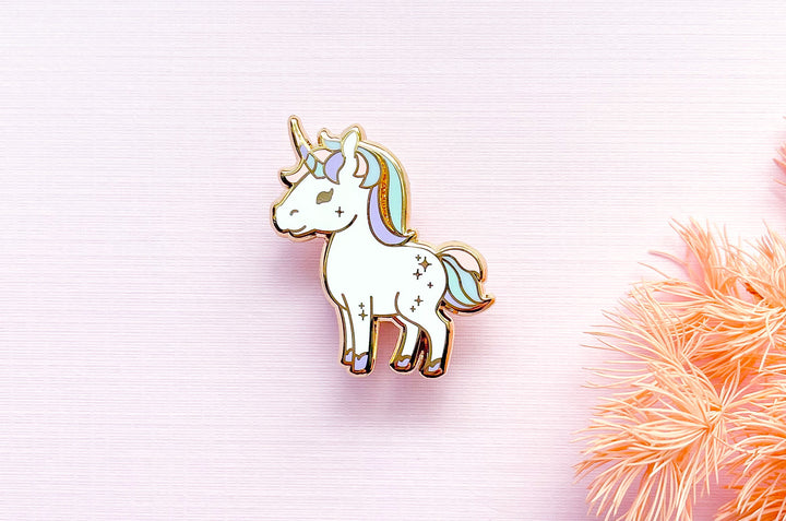 Starry Unicorn Enamel Pin