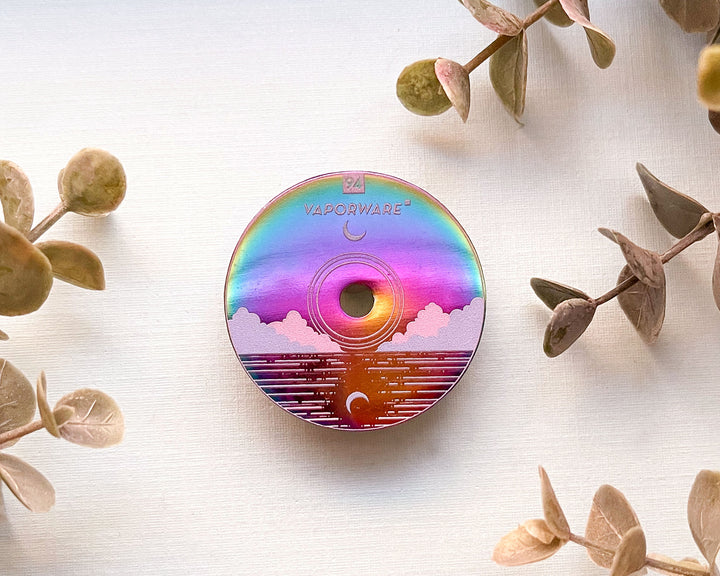 Vaporware Compact Disc Enamel Pin