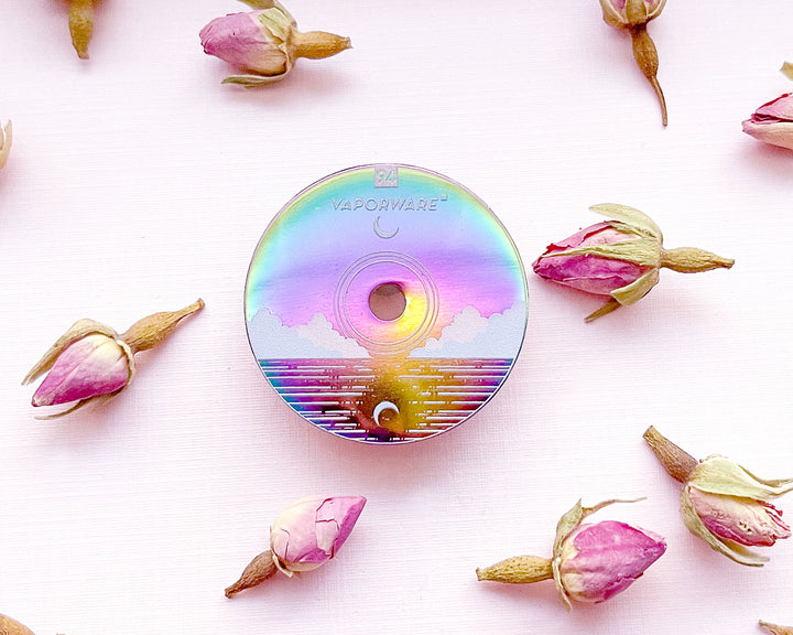 Vaporware Compact Disc Enamel Pin