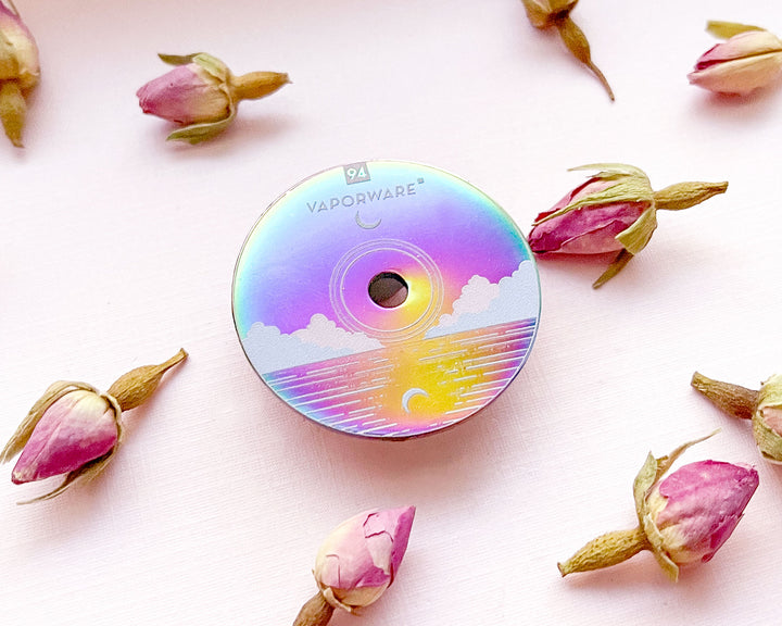 Vaporware Compact Disc Enamel Pin