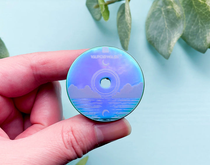 Vaporware Gloomy Sky Compact Disc Enamel Pin