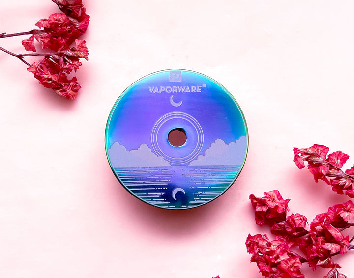 Vaporware Gloomy Sky Compact Disc Enamel Pin