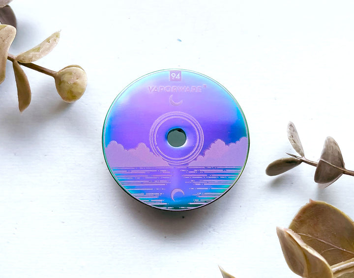 Vaporware Gloomy Sky Compact Disc Enamel Pin