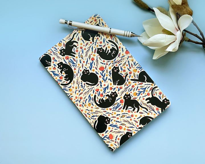 Cat Zoomies Dotted Grid Notebook