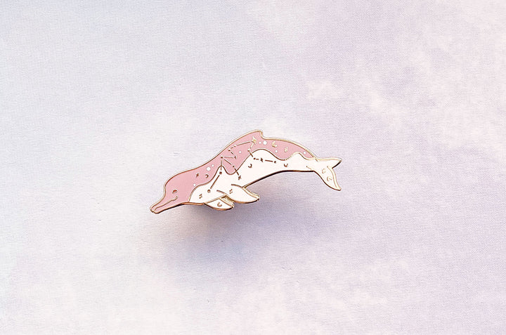 Aquarius Constellation Amazon River Dolphin Pin