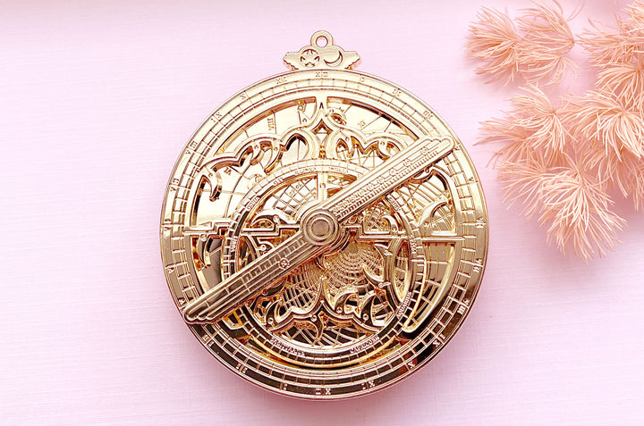 Astrolabe Star Navigator Gold Pin