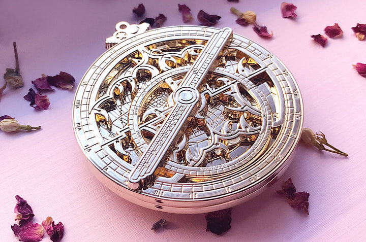 Astrolabe Star Navigator Gold Pin