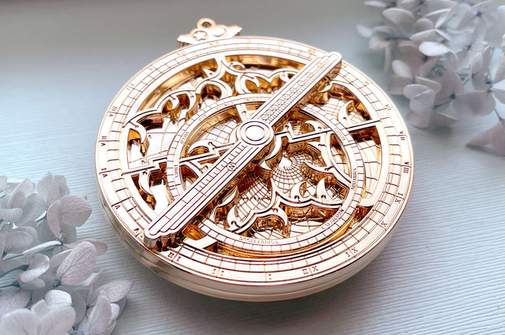 Astrolabe Star Navigator Gold Pin