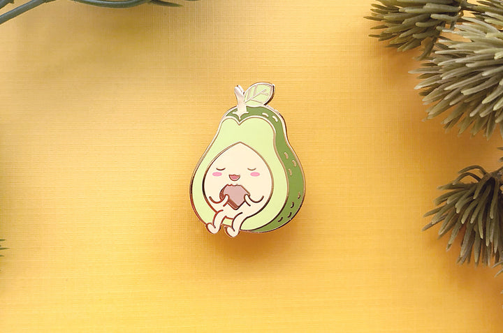 Avocado Toast Enamel Pin