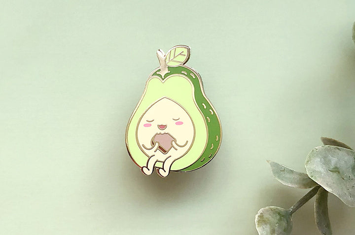 Avocado Toast Enamel Pin