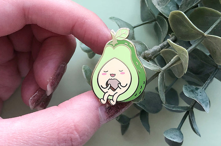 Avocado Toast Enamel Pin