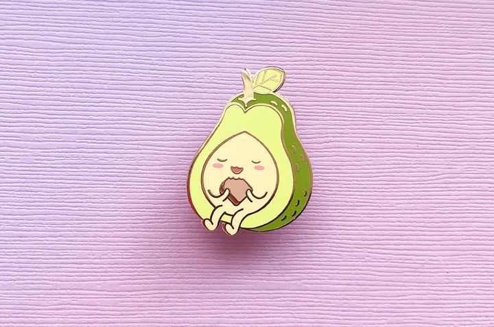 Avocado Toast Enamel Pin