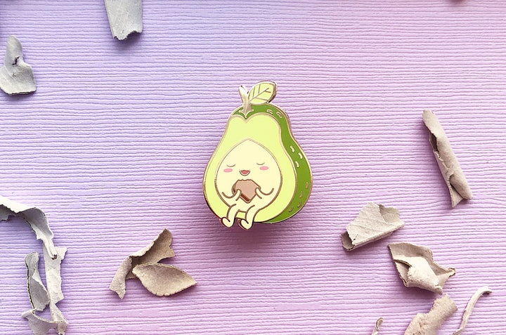 Avocado Toast Enamel Pin