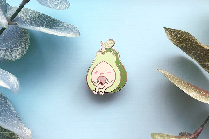 Avocado Toast Enamel Pin