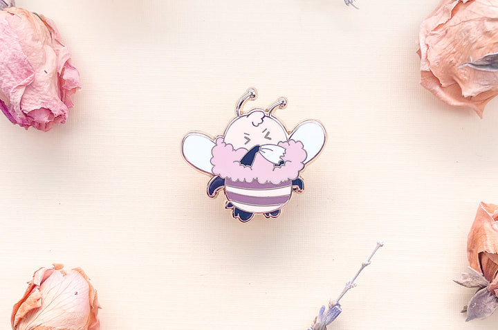 Bee's Sneeze Enamel Pin